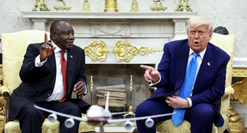 Cyril Ramaphosa i Donald Trump