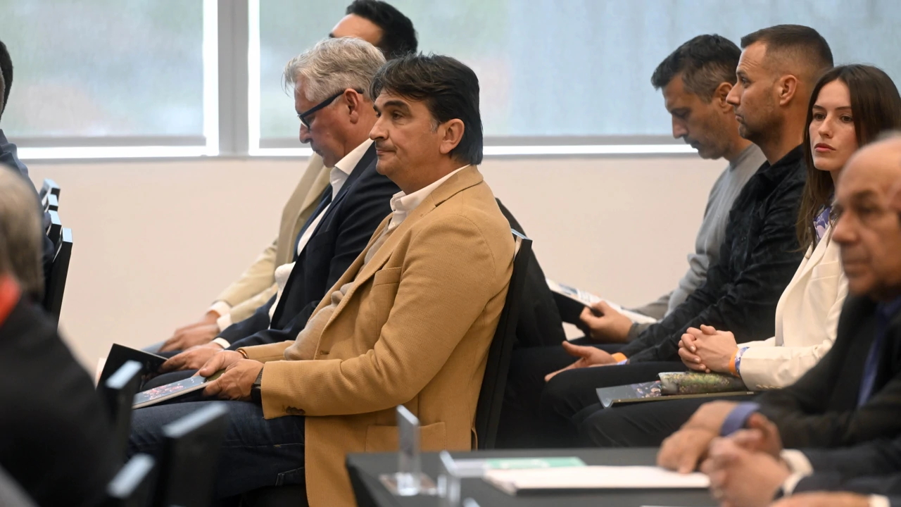 Zlatko Dalić na skupštini HNS-a