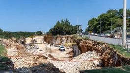 Radovi na Velom Vrhu u Puli