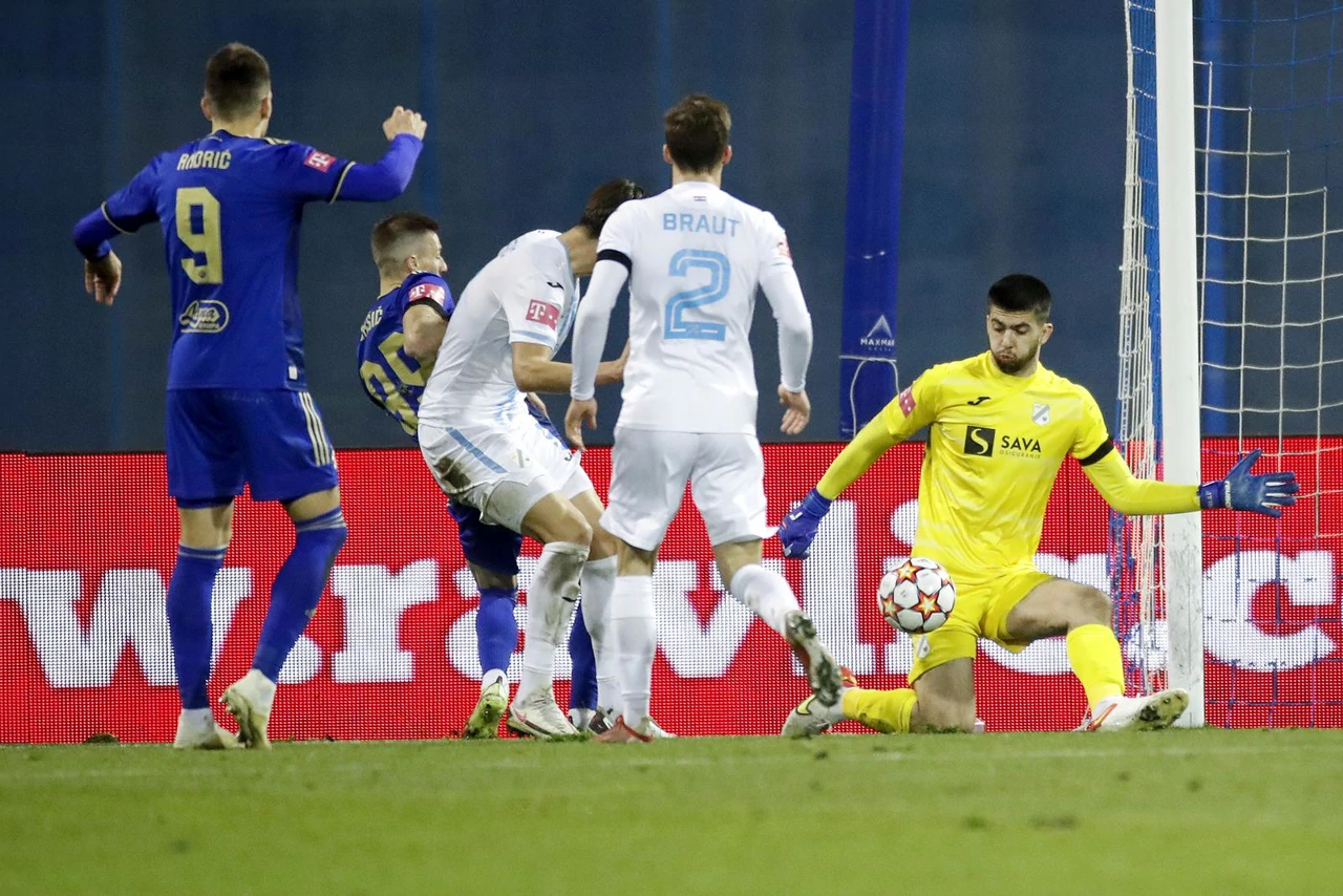 Dinamo - Rijeka. Nediljko Labrović