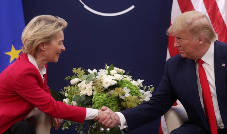 Ursula von der Leyen i Donald Trump