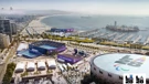 Borilišta u Long Beachu gdje će se održavati Paraolimpijske igre 2028. - digitalni prikaz