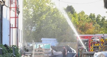 Požar u poslovnoj zgradi u Osijeku