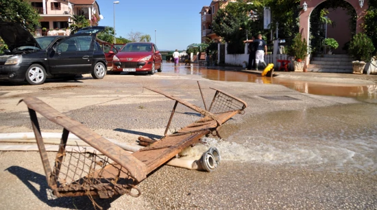 Mal tiempo en Umag
