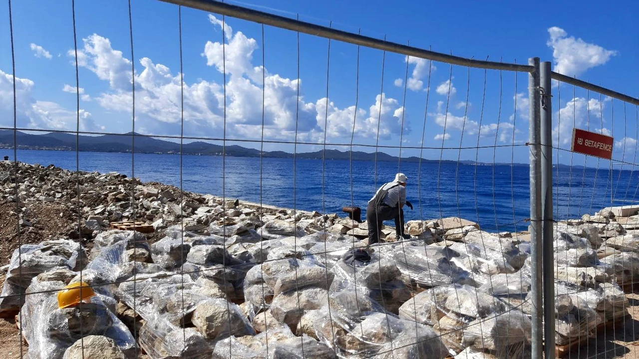 Radovi na rivi, Foto: V. Šetka/HRT Radio Zadar