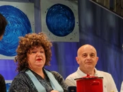 Areta Ćurković i ravnatelj Dražen Alerić, Foto: Neven Knežević/HRT Radio Osijek