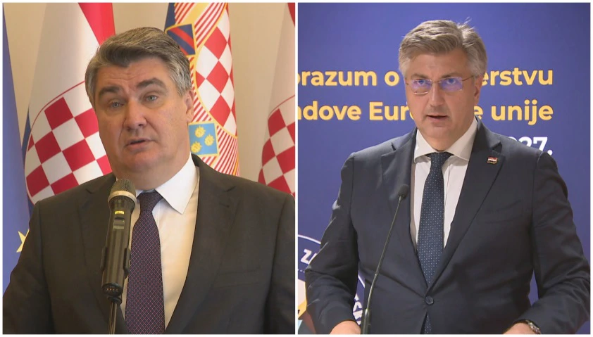 Zoran Milanović i Andrej Plenković