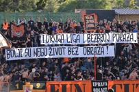 Funcuti na utakmici Šibenik - Hajduk, Foto: Bozidar Vukicevic/CROPIX