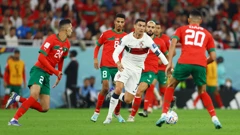 Cristiano Ronaldo, Badr Benoun, Azzedine Ounahi i Sofyan Amrabat 