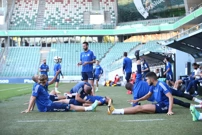 Trening nogometaša Dinama u Varšavi, Foto: Matija Habljak/PIXSELL