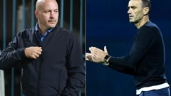 Treneri Slaven Belupa i Istre 1961 Roy Ferenčina i David Catala