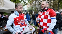 Hrvatski navijači u Pragu, Foto: Boris Kovačev/CROPIX