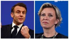 Macron i Zaharova
