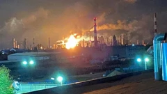 Ilustracija / Napad na rjazanjsku rafineriju 5. rujna 2025.