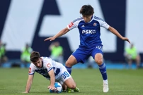 Takuro Kaneko i Domagoj Bukvić, Dinamo - Osijek, Foto: Luka Stanzl/PIXSELL