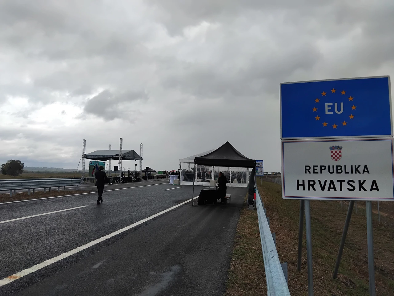 Otvaranje posljednje dionice autoceste A5, Foto: Vlatko Franjin /HRT Radio Osijek