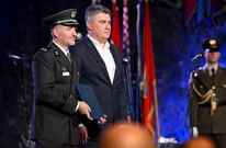 Predsjednik Zoran Milanović u Kninu na svečanom prijemu ratnih zapovjednika, Foto: Davor Puklavec/PIXSELL 