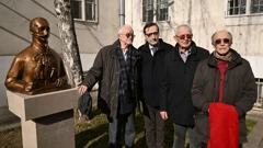 Otkrivanje biste osnivača Matice hrvatske grofa Janka Draškovića