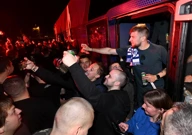 Doček nogometaša Dinama, Foto: Marko Lukunic/PIXSELL