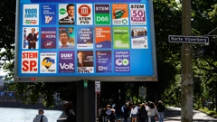 Izborni plakat u Haagu