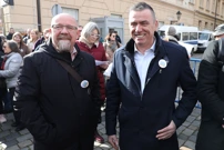 Davor Dretar i Stipo Mlinarić, Foto: Patrik Macek/PIXSELL