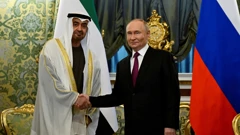 Mohamed bin Zayed Al Nahyan i Vladimir Putin