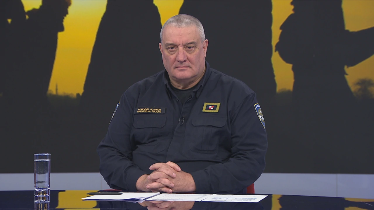 Zoran Ničeno, pomoćnik glavnog ravnatelja policije i načelnik Uprave za granicu, Foto: HTV/HRT