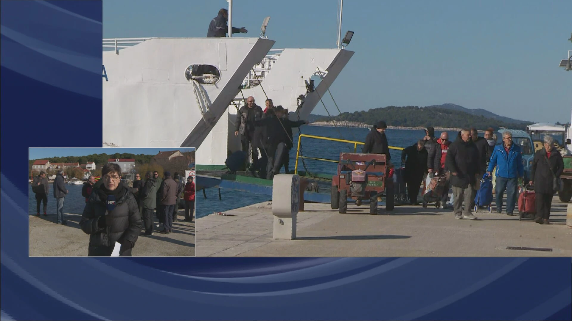 Mještani Zlarina prosvjedovali zbog zabrane prometovanja kamiona s dizalicom