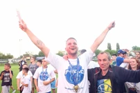Slavlje igrača Rudeša, Foto: Goran Stanzl/PIXSELL