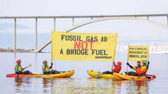 prosvjed Greenpeace-a Hrvatska protiv fosilnih goriva