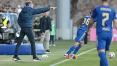 HNK Rijeka - GNK Dinamo. Trener HNK Rijeka Goran Tomić 