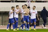 Kalinić sa suigračima proslavlja pogodak, Foto: Miroslav Lelas/PIXSELL