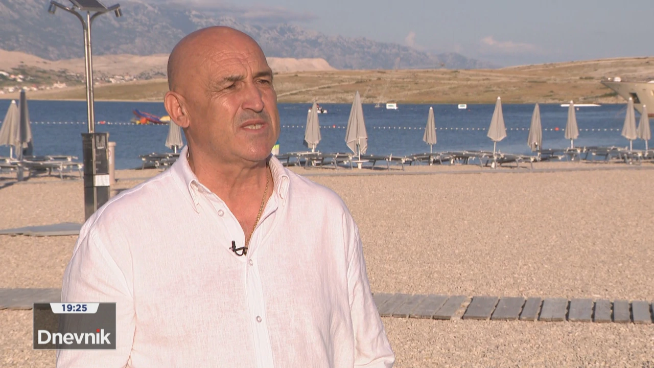 Ivan Dabo, gradonačelnik Novalje , Foto: Dnevnik/IMS/HTV/HRT