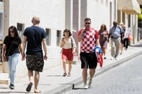 Navijači u Splitu, Foto:  Miroslav Lelas /PIXSELL