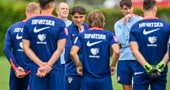 Trening hrvatske reprezentacije na Maksimiru uoči utakmica protiv Farskih otoka i Crne Gore 