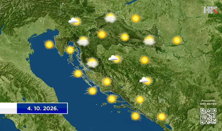 I u toplu nedjelju još sunčano, ali ujutro svježe, mjestimice uz maglu