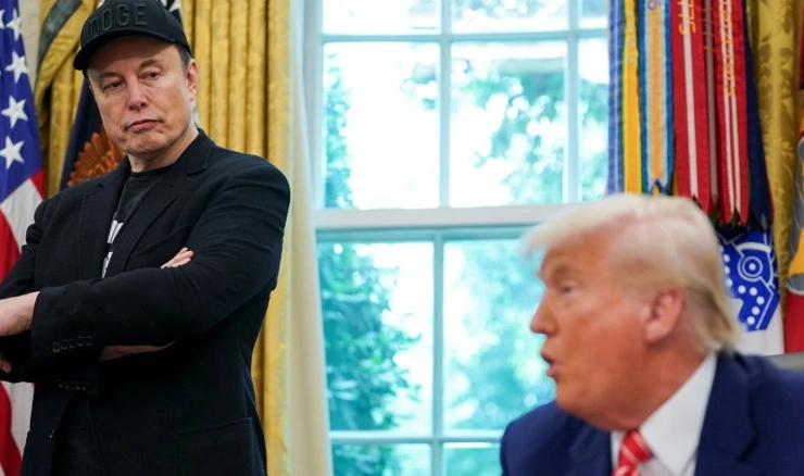 Elon Musk i Donald Trump 