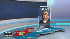 U Požeško-slavonskoj županiji pobijedila je Antonija Jozić (HDZ, HSU) - 58,12%, Foto: HTV/HRT