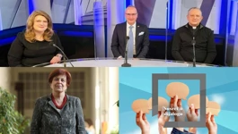 dr. Gordan Grlić Radman, Ljilja Vokić, prof., prof. dr. Željko Tanjić, urednica Tanja Baran