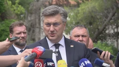 Andrej Plenković u Divuljama, Foto: HTV/HRT