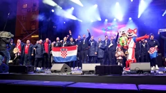 Doček hrvatske rukometne reprezentacije   