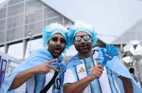 Navijači Argentine ispred stadiona uoči utakmice , Foto: Amanda Perobelli/REUTERS