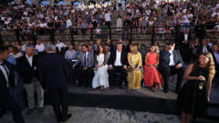 Predsjednik Milanović sa suprugom Sanjom Musić Milanović na otvorenju Pulskog filmskog festivala, Foto: Sasa Miljevic/PIXSELL