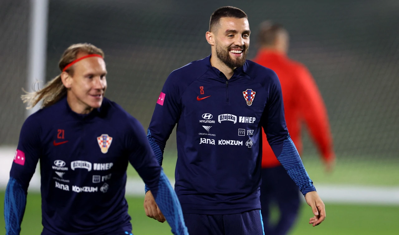 Domagoj Vida i Mateo Kovačić , Foto: Molly Darlington/REUTERS