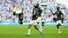 Slavlje igrača Saudijske Arabije