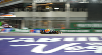 Max Verstappen na treningu u Las Vegasu