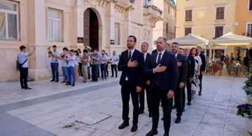 Gradonačelnik Šime Erlić i dožupan Robertino Dujela