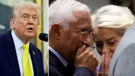 Donald Trump, Antonio Costa i Ursula von der Leyen