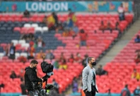 Leonardo Bonucci na terenu Wembleyja, Foto: Justin Tallis/Pool via REUTERS