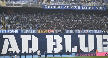 Navijači na utakmici Dinamo - Hajduk